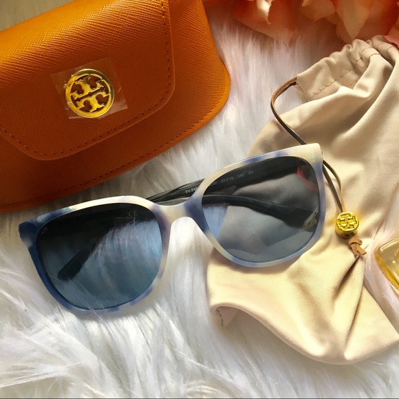 Tory Burch Accessories - Tory Burch Blue Opal Moonstone Sunglasses